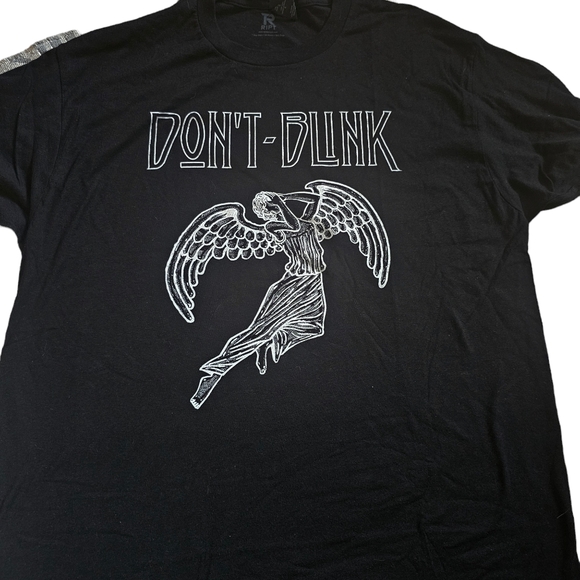 Dr. Who TV Show "Don't Blink" Black Tee Shirt Ript Brand Size Large - Picture 2 of 3